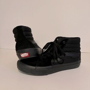 Vans Black High-Top Sneakers with Suede Upper